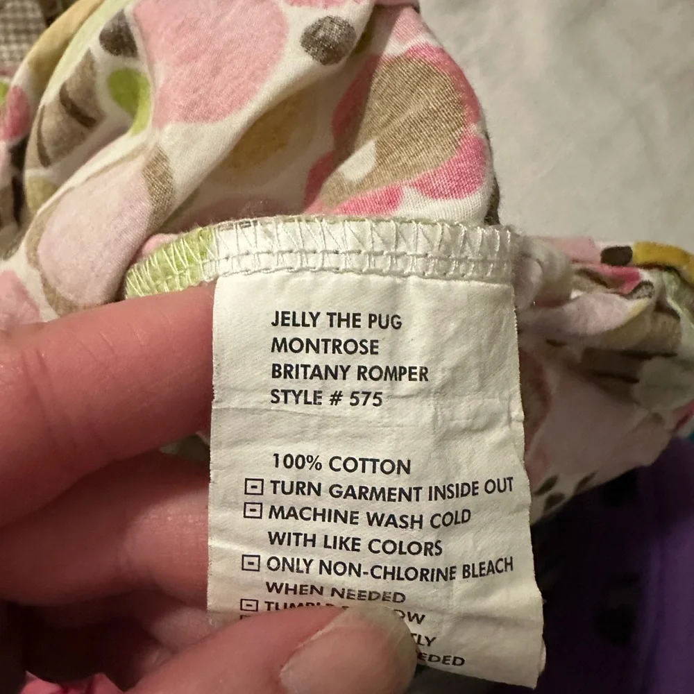 Jelly the Pug Britany Romper in Montrose size 18 months VGUC - Picture 4 of 5